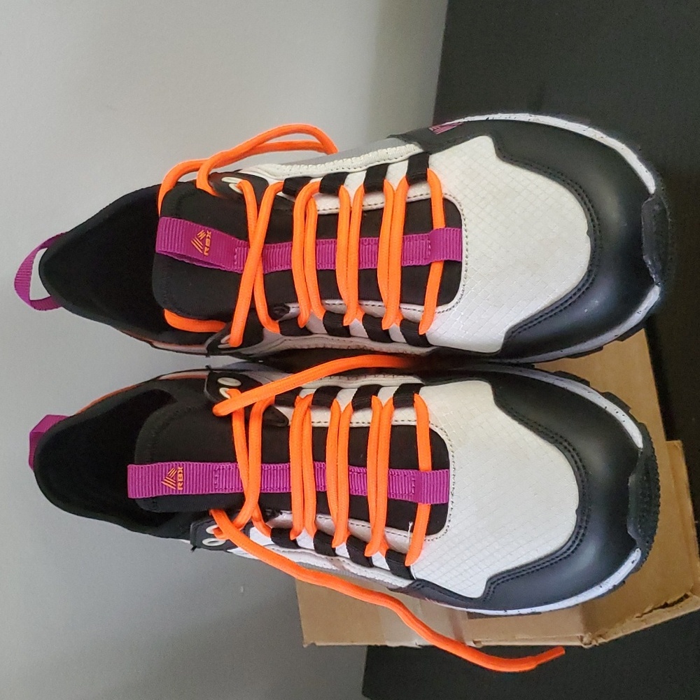 These shoes are a vibrant and stylish design.